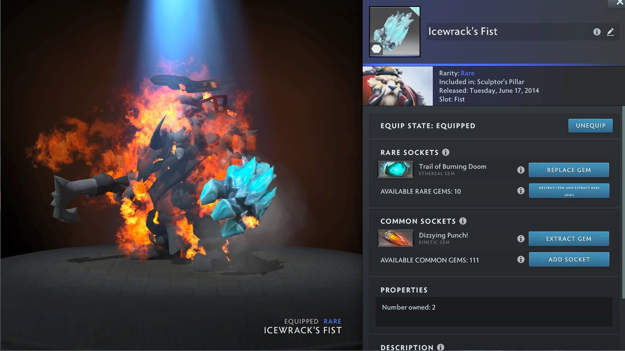 Tusk Bugged Item with TOBD Gem