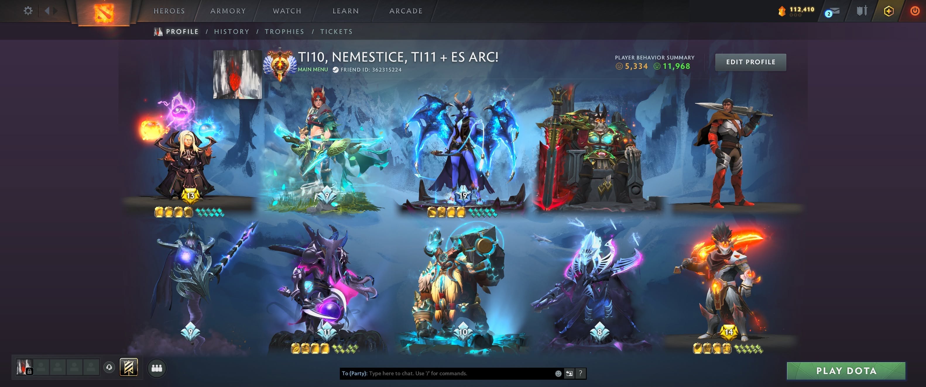 [PREMIUM] TI10, Nemestice, TI11 Battle Pass + ES Arcana (with first email)