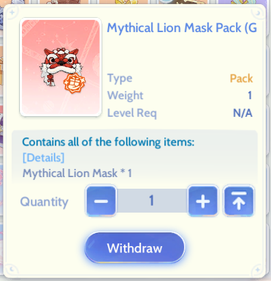 Mythical Lion Mask
